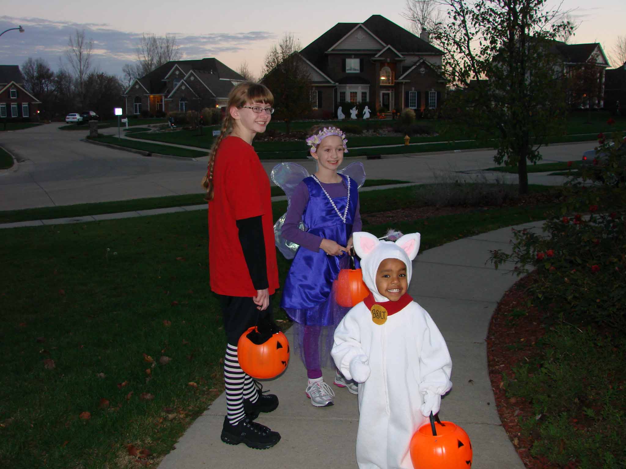 Trick or treating under a full moon…